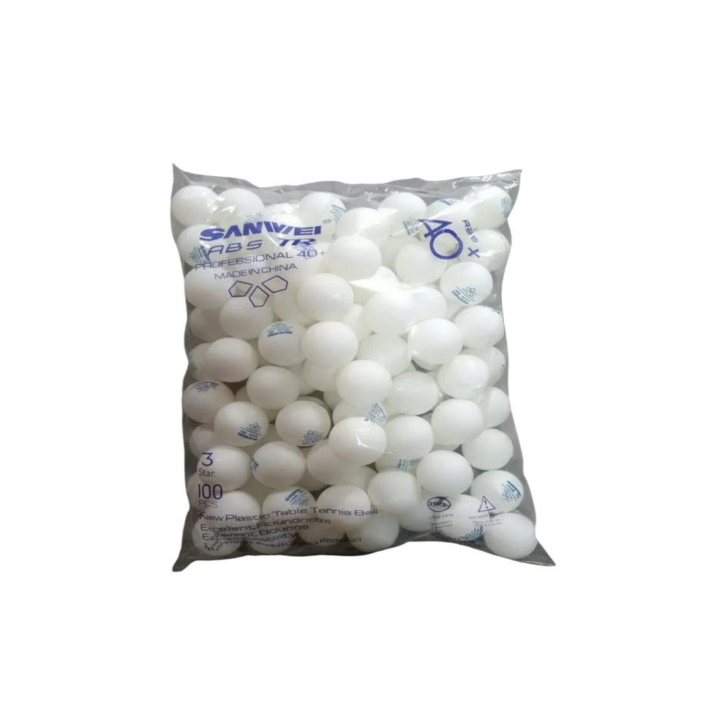Pelotas Sanwei ABS TR - 100 unidades - Flow Zone Store
